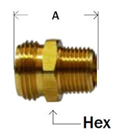 Brass Rigid - MGH x Male Pipe Diagram